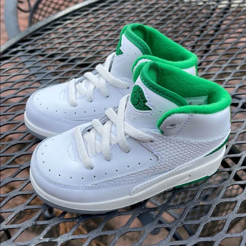 2023 Air Jordan 2 Retro TD 'Lucky Green' DQ8563 103 Size 7C